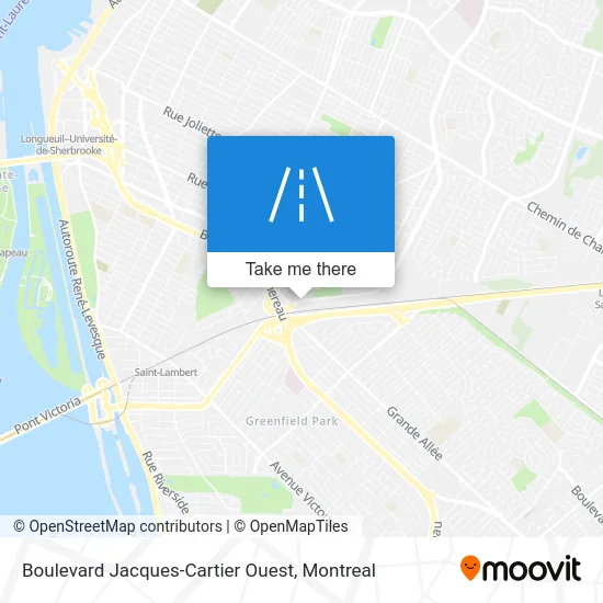 Boulevard Jacques-Cartier Ouest map
