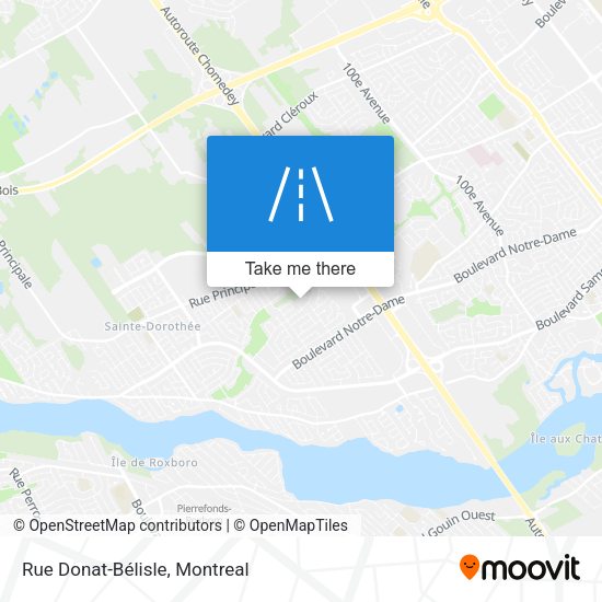 Rue Donat-Bélisle map