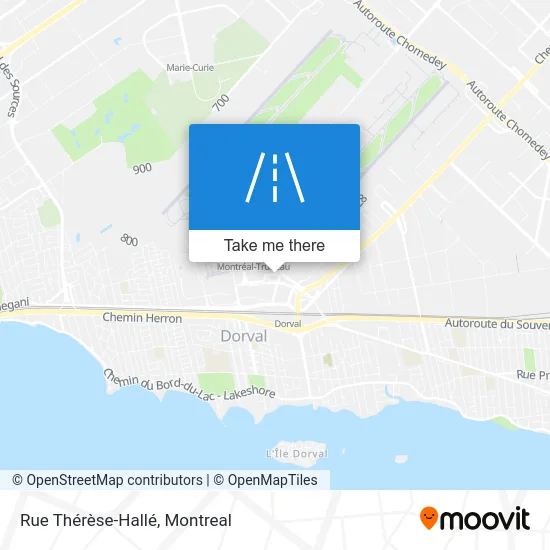 Rue Thérèse-Hallé map