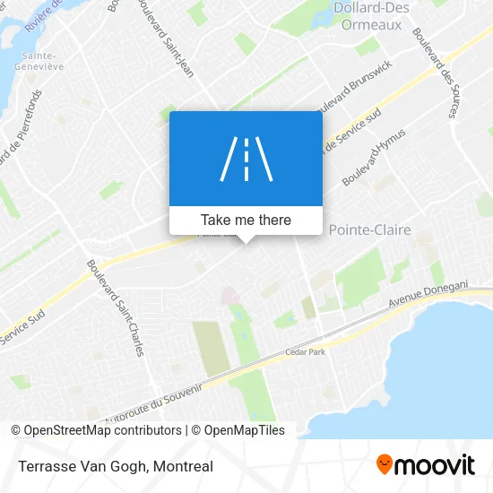 Terrasse Van Gogh map