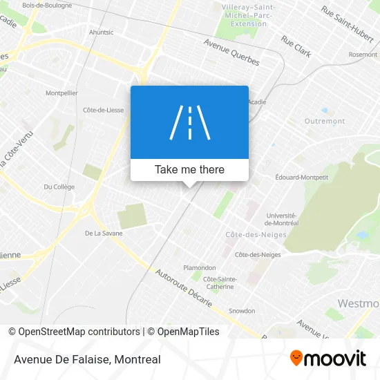 Avenue De Falaise map