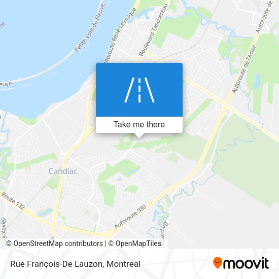 Rue François-De Lauzon map