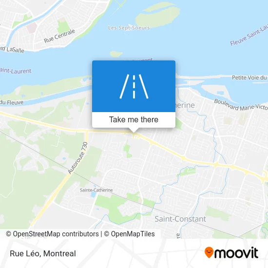 Rue Léo map