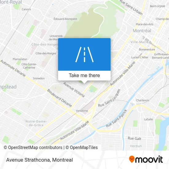 Avenue Strathcona map
