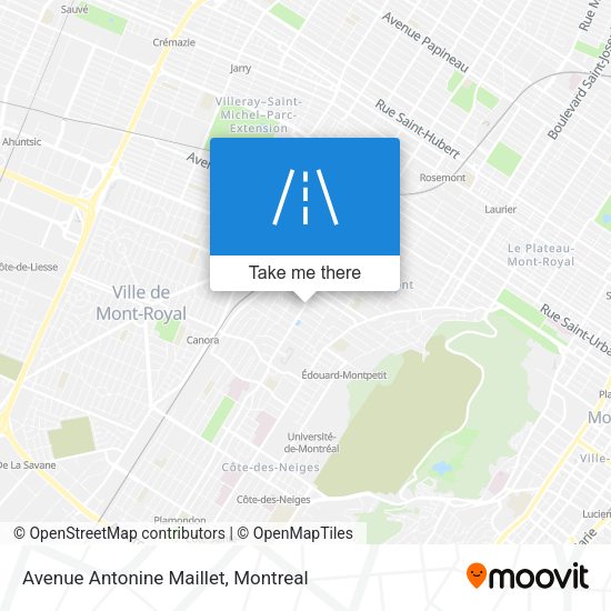 Avenue Antonine Maillet map