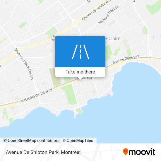 Avenue De Shipton Park map