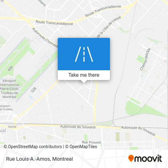 Rue Louis-A.-Amos map