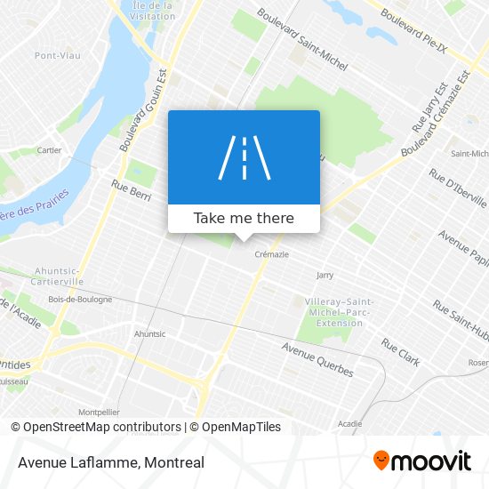 Avenue Laflamme map