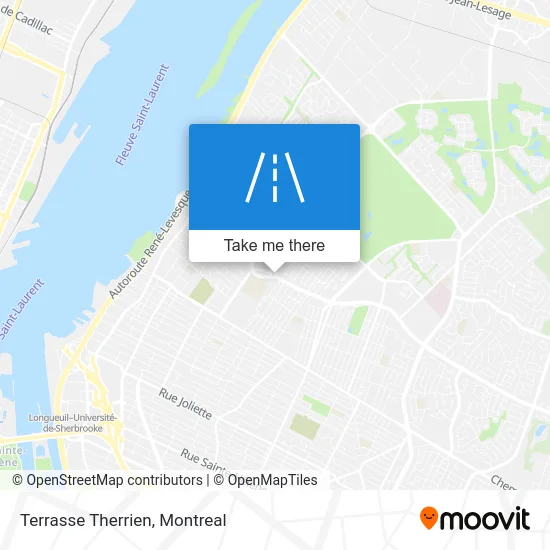 Terrasse Therrien map