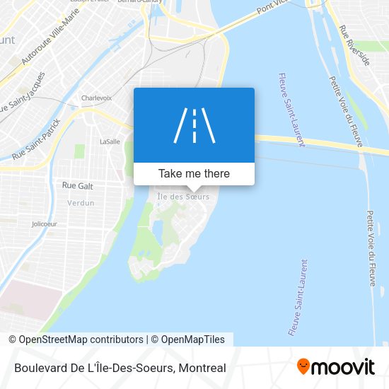 Boulevard De L'Île-Des-Soeurs map