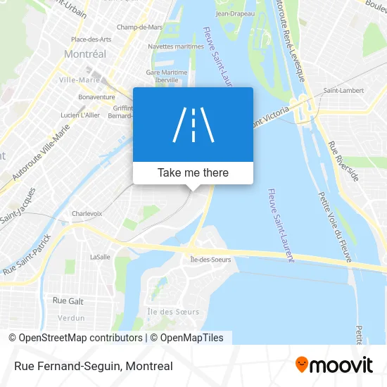 Rue Fernand-Seguin map