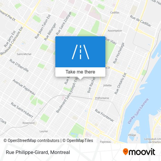 Rue Philippe-Girard map