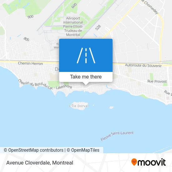 Avenue Cloverdale map