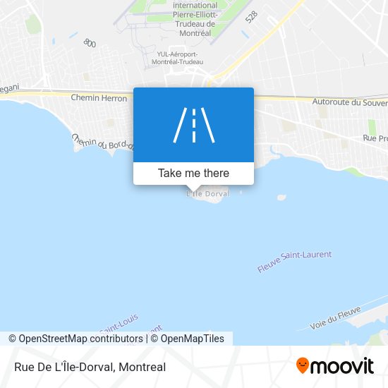 Rue De L'Île-Dorval map