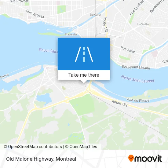 Old Malone Highway map