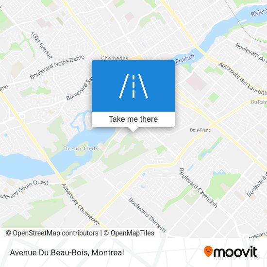 Avenue Du Beau-Bois map