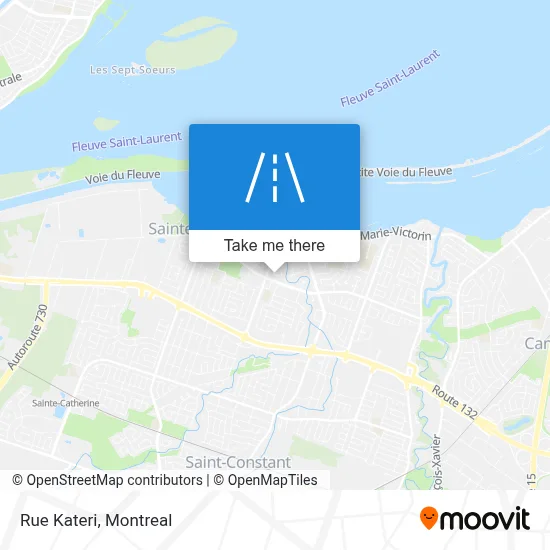 Rue Kateri map