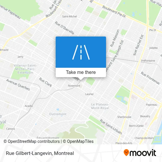 Rue Gilbert-Langevin map