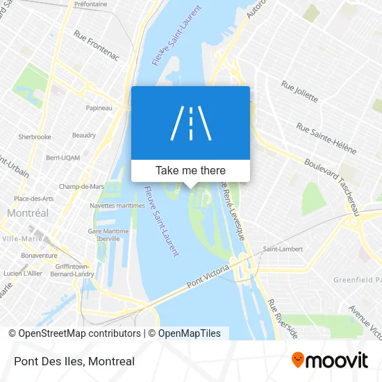 Pont Des Iles map