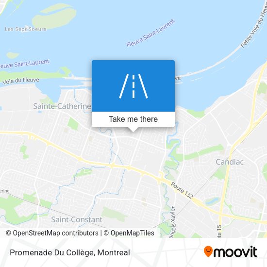 Promenade Du Collège map