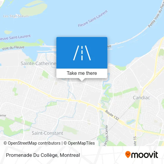 Promenade Du Collège map
