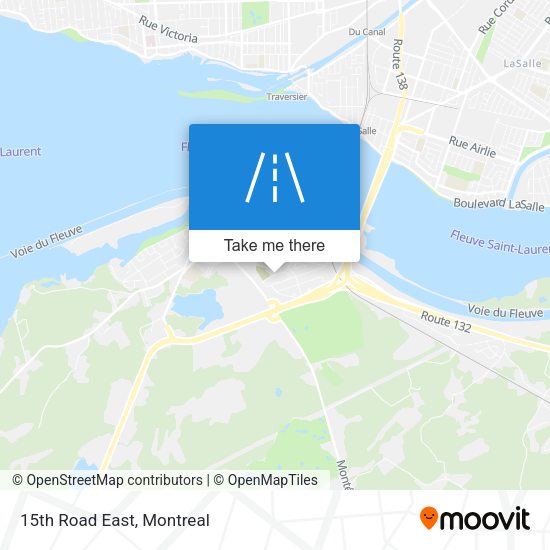 15th Road East map