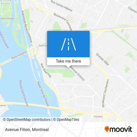 Avenue Filion map
