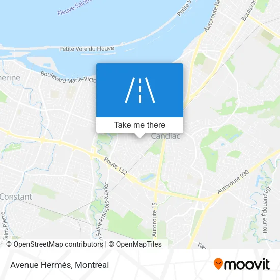 Avenue Hermès map