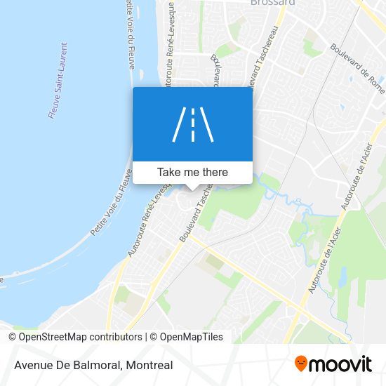 Avenue De Balmoral map