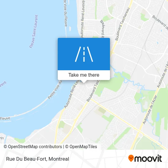 Rue Du Beau-Fort map