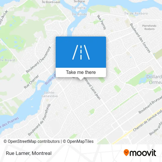 Rue Lamer map
