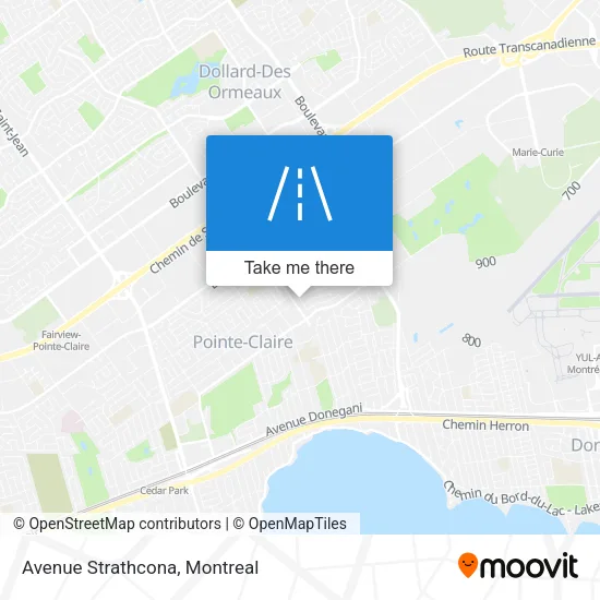 Avenue Strathcona map