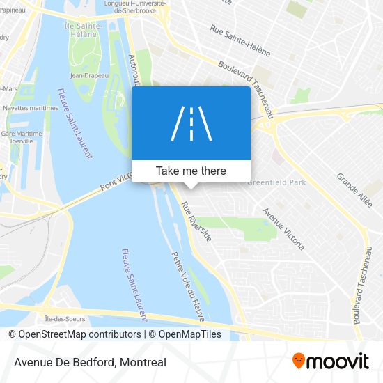 Avenue De Bedford map