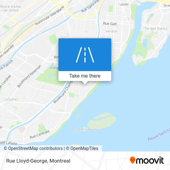 Rue Lloyd-George map