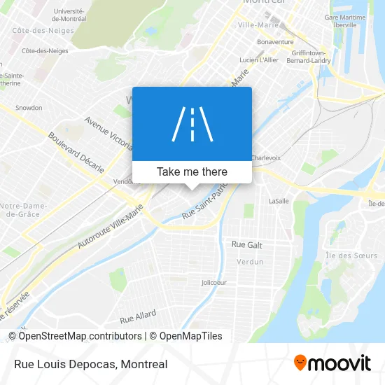 Rue Louis Depocas map