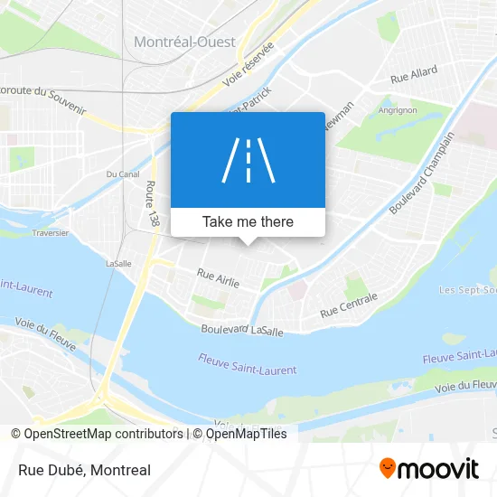 Rue Dubé map
