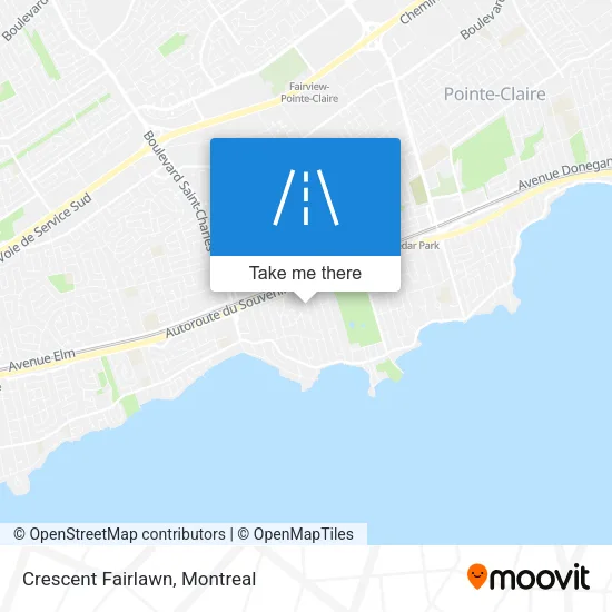 Crescent Fairlawn map