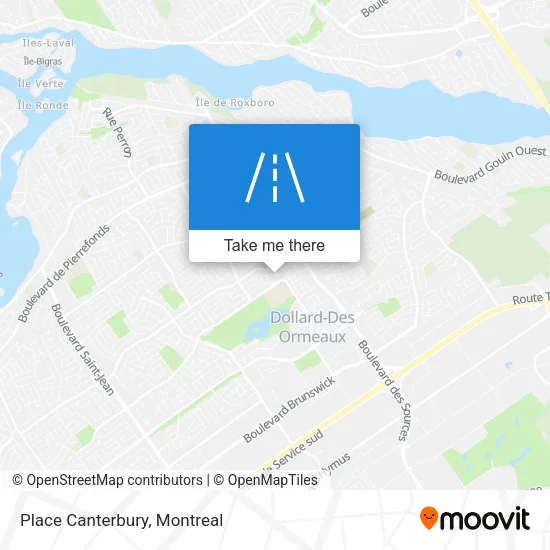 Place Canterbury map