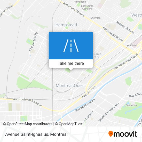 Avenue Saint-Ignasius map
