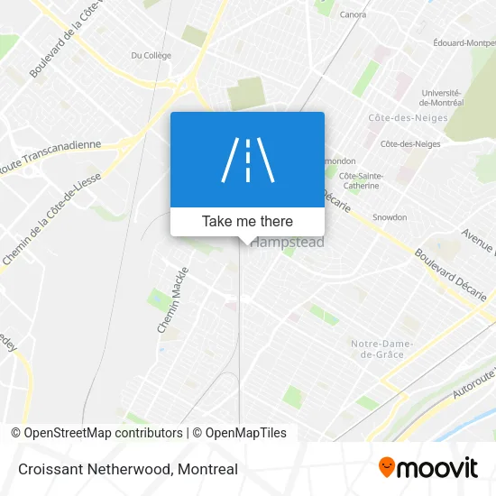 Croissant Netherwood map