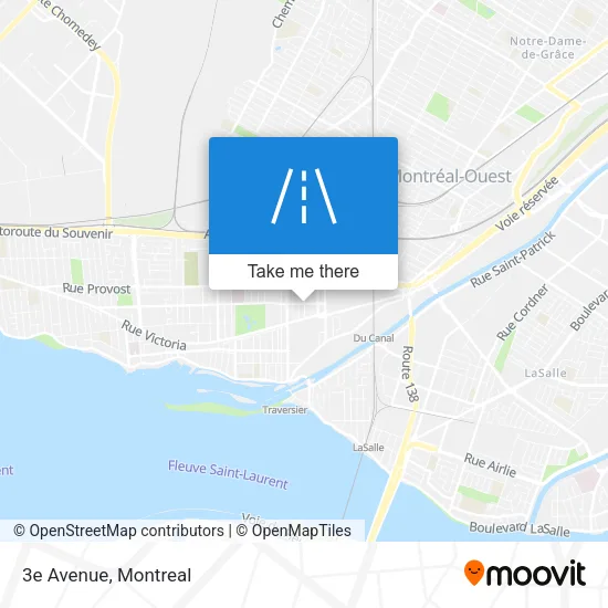 3e Avenue map