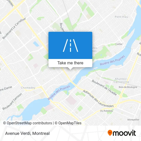 Avenue Verdi map