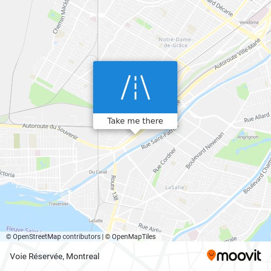 Voie Réservée map