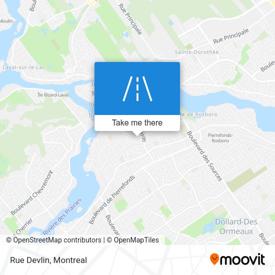 Rue Devlin map