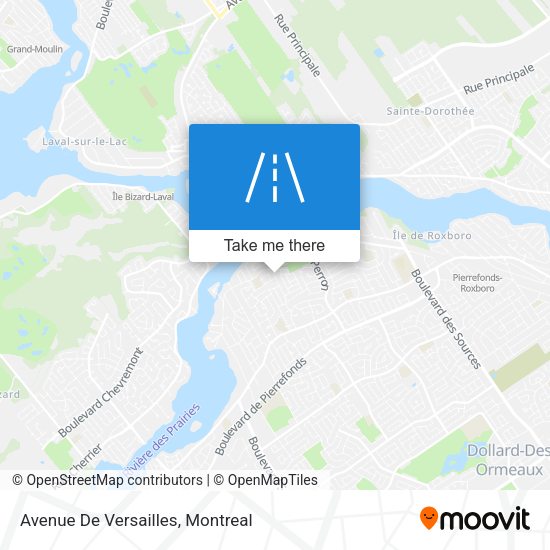 Avenue De Versailles map