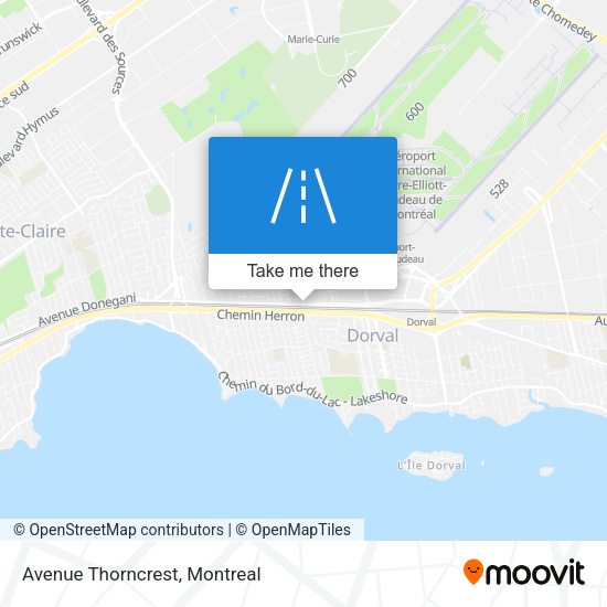Avenue Thorncrest map
