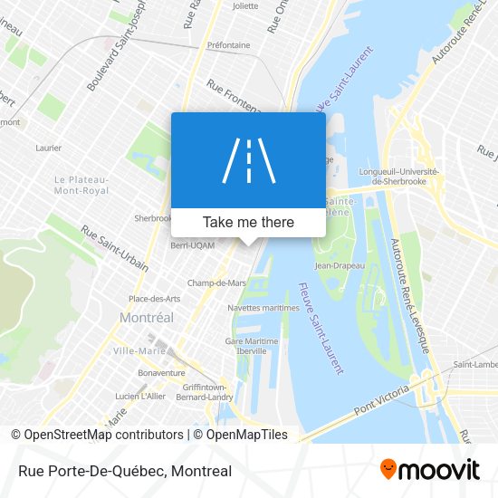 Rue Porte-De-Québec map