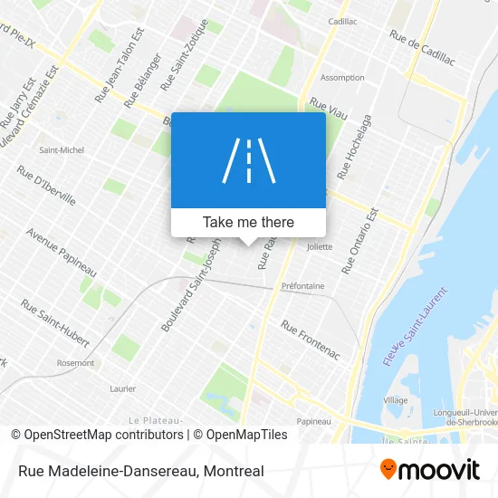 Rue Madeleine-Dansereau map