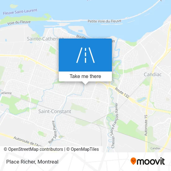 Place Richer map