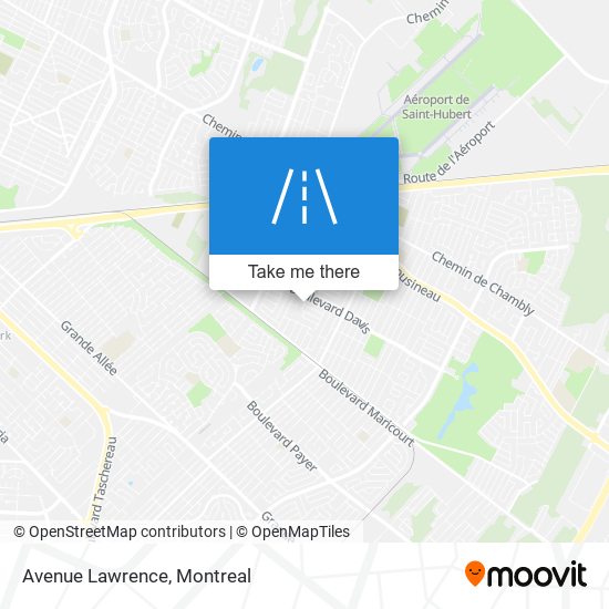 Avenue Lawrence map